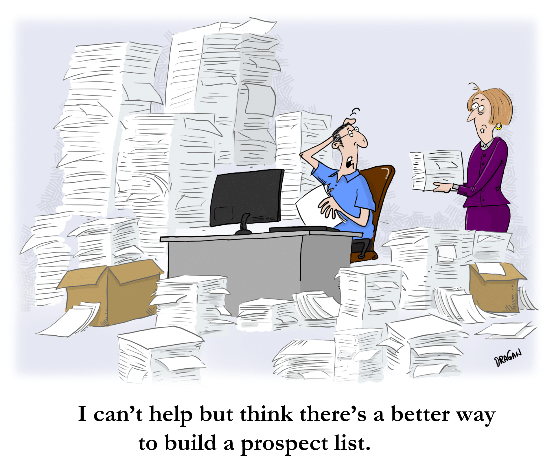 Sales And Marketing Cartoons - Sales Higher